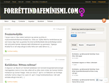 Tablet Screenshot of forrettindafeminismi.com